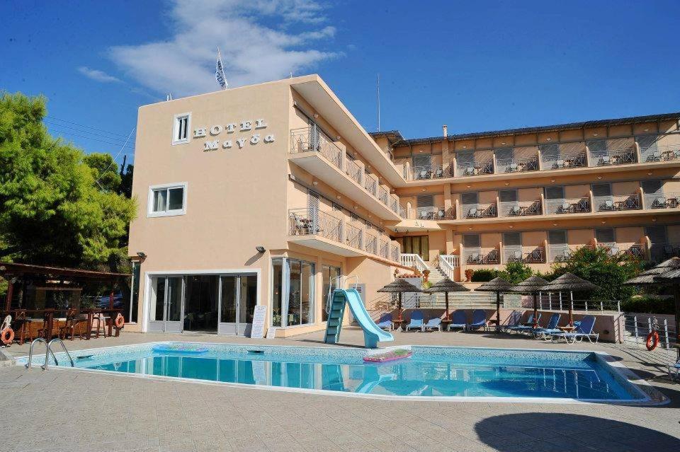 Hotel Magda Agia Marina  Экстерьер фото